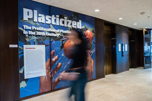 Dom: On the sixth floor of Bird Library, the exhibition “Plasticized” displays the history of plastics in 20th-century America. It opened on Monday, Feb. 26, and stays open until August 2024.


