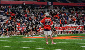 Joey Spallina was held scoreless for the first time since April. 22, 2023, in No. 7 Syracuse's 14-13 overtime loss to No. 5 Army.