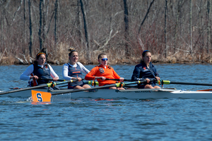 Syracuse’s varsity 4 was named ACC Crew of the Week after beating Yale and Cornell at the Cayuga Cup.