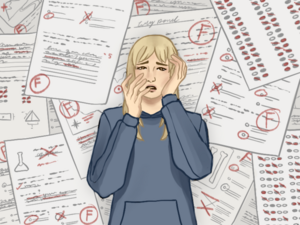 For our humor columnist, test-taking is a nightmare. She much prefers writing (or really, procrastinating) an essay.
