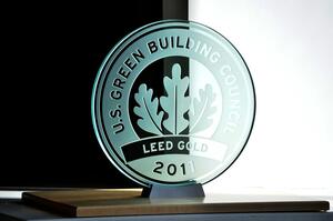 Ernie Davis Hall became the first Syracuse University building to receive the LEED Gold certification Monday.