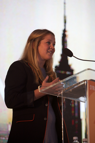 Chelsea Damberg, a 2012 SU graduate who now works in New York City, speaks about Syracuse University's presence in NYC.