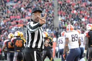 Syracuse was called for 12 penalties for 115 yards. 