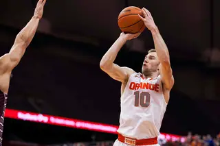 Trevor Cooney rises for a 3-pointer. The junior led Syracuse with 20 points, shooting 4-of-9 from deep.