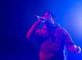 “If you can’t rage,” said Houston-bred rapper Travis Scott, “then go to the back of the crowd!”