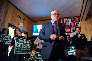 Howie Hawkins, the Green Party candidate, received about 4 percent of the vote in the Syracuse mayoral election.