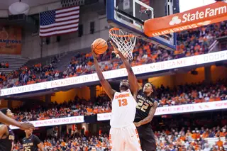 Chukwu had four offensive rebounds, including an emphatic putback slam after a Howard miss. 