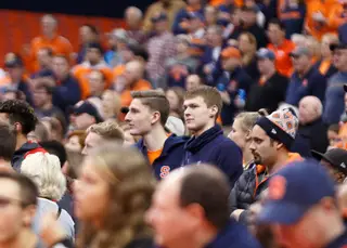 Buddy Boeheim (right) was in attendance. He will play for Syracuse next season.