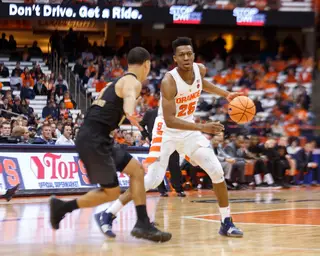 Tyus Battle shot 9-of-17 from the field and 2-of-3 from 3 en route to the win. 