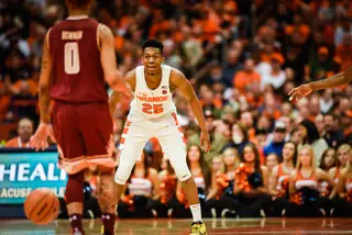 SU collected eight steals in the game.