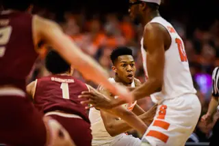 Tyus Battle turned on his scoring in the second half, scoring 15 in the period.