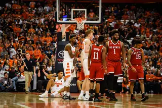 The Syracuse loss pushes the Orange further down the list of teams fighting for the final four spots in the NCAA tournament. 