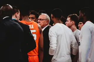 Boeheim and the Orange made small adjustments after a slow start to stay within reach of UConn, trading buckets but never rising over the hump.