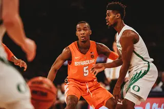 Jalen Carey, making his second-ever start at point guard, scored 14 points over 36 minutes in a second-straight solid performance. 