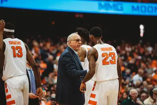 Jim Boeheim spoke with Howard a few times, mostly about positioning atop the 2-3 zone.