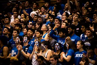 Cameron Indoor Stadium filled up to the brim Monday night for the primetime matchup on ESPN.