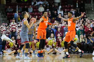 Syracuse's defense limited BC's offense to a 46.7 percent field goal percentage. 