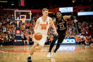 Freshman guard Buddy Boeheim, who was at the Super Bowl with his dad Sunday, scored six points and went 0-for-6 from deep. 