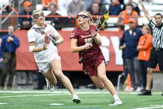 Boston College rattled off three unanswered goals after SU came within striking distance.