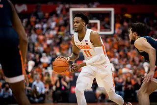Sophomore forward Oshae Brissett scored just six points and had eight rebounds in the loss, when SU failed to reach 60 points after putting up 34 at the half. 