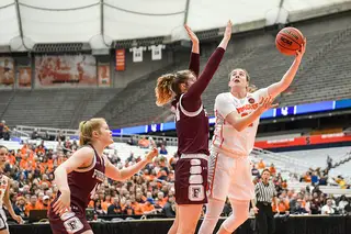 Emily Engstler scored just two points in her first game back from a brief absence.