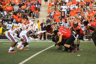 Six of Maryland's nine touchdowns came on the ground.
