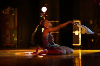 Although most of her dance consisted of other dances on stage with her, Ifechukwu Uche-Onyilofor ended her talent portion alone on stage for the finale.