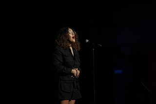 Singer Miss Tati serenaded the audience with her rendition of “A Change Is Gonna Come” by Sam Cook.