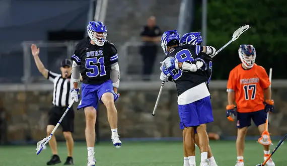 No. 3 seed Duke blows out No. 2 seed Syracuse 18-13 in ACC semifinals