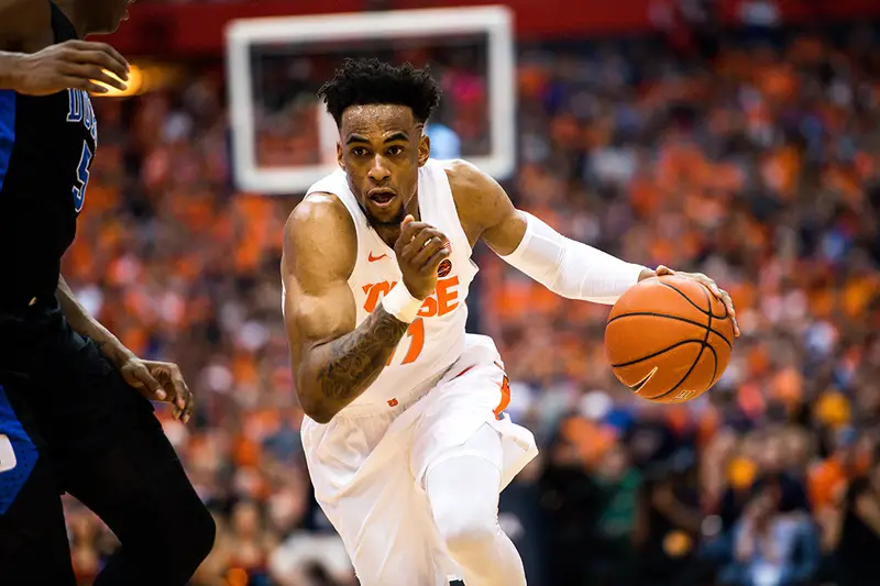 Oshae Brissett Signs Exhibit 10 Contract With Toronto Raptors The Daily Orange