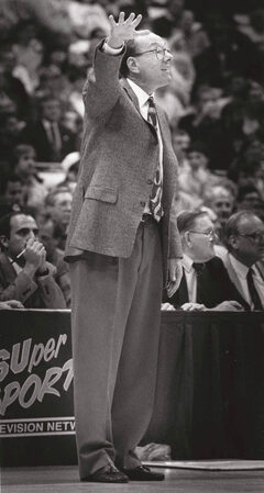 Jim Boeheim during the 1992-1993 basketball season. 