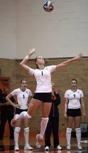 Outside hitter Gosia Wlaszczuk and Syracuse return home this weekend for the Candlewood Suites Invitational, but the Orange hasn't had many opportunities to practice in the Women's Building.