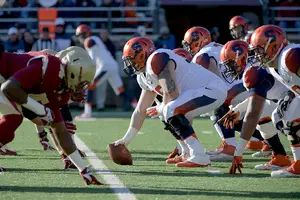 Almost everyone is healthy on Syracuse's offensive line, but there are still moving parts and inexperience on a  unit that is also adjusting to its second new offense in two years. 