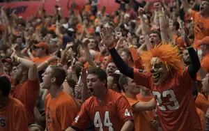 Syracuse fans filled the Carrier Dome when SU played LSU in 2015.