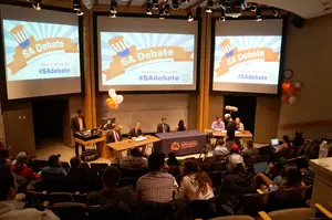 At an SA debate at the end of March, the three sets of candidates gave their thoughts on issues relevant to SU. 