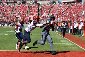 Syracuse couldn't quite keep up with NC State, losing 33-25. 