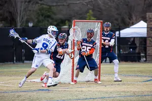 Dom Madonna almost quit lacrosse at Merrimack college, but he stuck with his dream to become the starting goalkeeper at Syracuse.