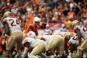 Tommy DeVito took over for Eric Dungey and led the Orange to 27 points with him at the helm.