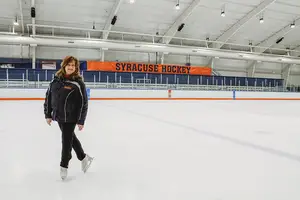  Lisa Mirabito, Orange Experience Synchronized Skating team's coach, has coached the team since 2008. 
