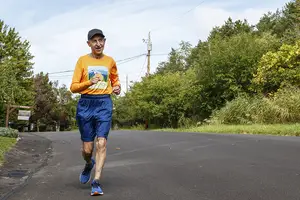 Cliff Davidson will run his 100th marathon on Oct. 13 at the Empire State Marathon.
