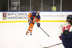 Mae Batherson was one of two Syracuse players to score on Friday night against Robert Morris and took two shots. The Orange were outshot 37-22 by the Colonials. 