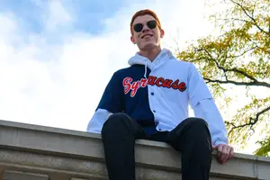 SU sophomore Ben Ford sells tailgate clothing such as sports jerseys for his brand Jersey Boy Apparel. 