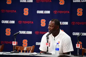 Dino Babers (pictured in 2019) believes his team has raw talent despite lacking in-game experience.