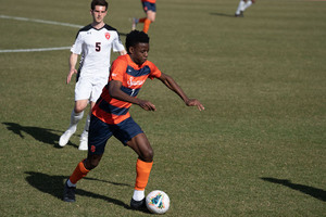 DeAndre Kerr scored the Orange's lone goal in its final nonconference game of the season.