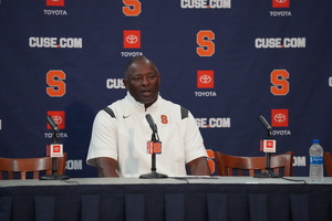 Based on how Syracuse’s defense performed against Rutgers, “they don’t care who they’re playing,” Babers said about the Orange.
