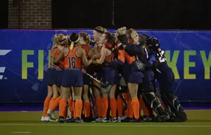 Laura Graziosi scored a penalty goal with two minutes remaining to give SU the win. 