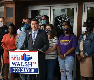 During the press conference, Walsh emphasized housing and lead remediation policy, as well as police reform, as priorities of a potential second term in office.