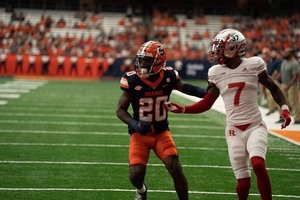 In Chestnut’s debut for Syracuse, he had a team-high eight tackles and an interception against Ohio.