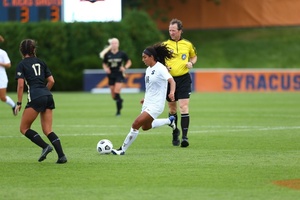 Aysia Cobb tore both ACLs in consecutive years, but is trying to make her return to Syracuse women's soccer.
