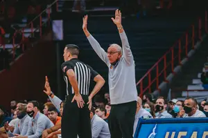 Syracuse’s 2-3 zone has been a staple for decades under Jim Boeheim. But recently, during spurts against Indiana and FSU, it’s morphed into a 1-1-3 defense.